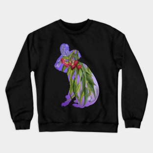 Koala and Flowering Gum Crewneck Sweatshirt